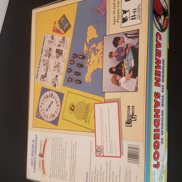 Where In The World Is Carmen Sandiego? Vintage Board Game 1992 TV Show - Picture 5 of 10